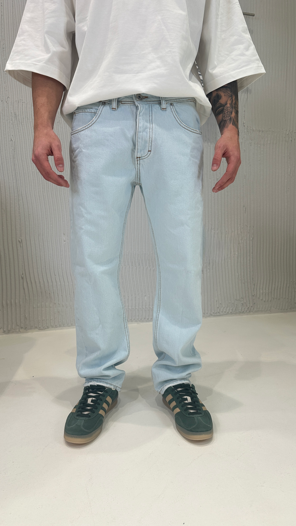 Cianotic jeans lavaggio chiaro STRAIGHT FIT015 JEANS CIANOTIC 