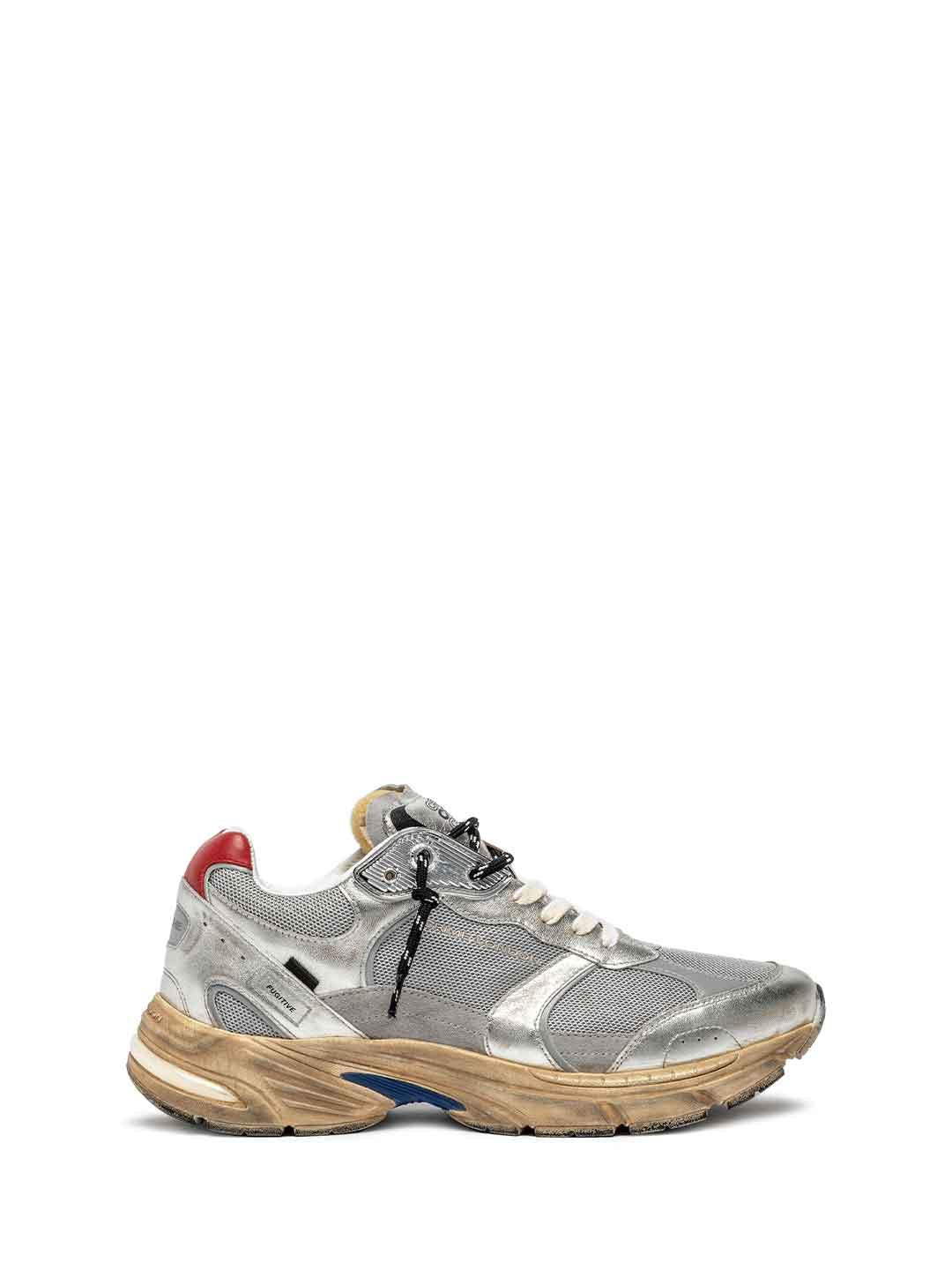 Crime Fugitive 9094 sneakers argento running 11300 ARGENTO CRIME 