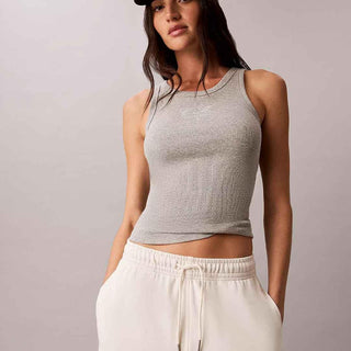 Calvin Klein canotta grigio con ricamo bianco LV047G815G GRIGIO CALVIN KLEIN 