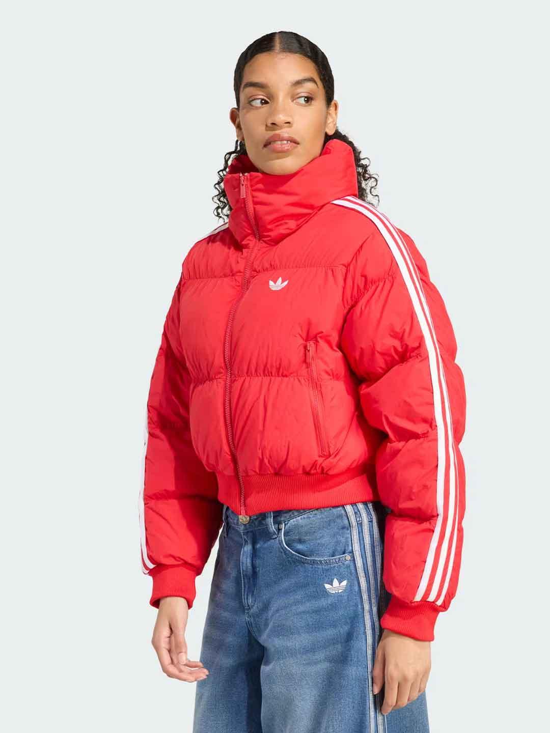 Adidas Adicolor piumino rosso JX2966 ROSSO ADIDAS 