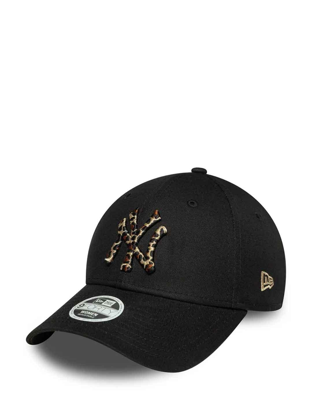 New Era 9FORTY cappello nero logo maculato 60691330 NERO NEW ERA 