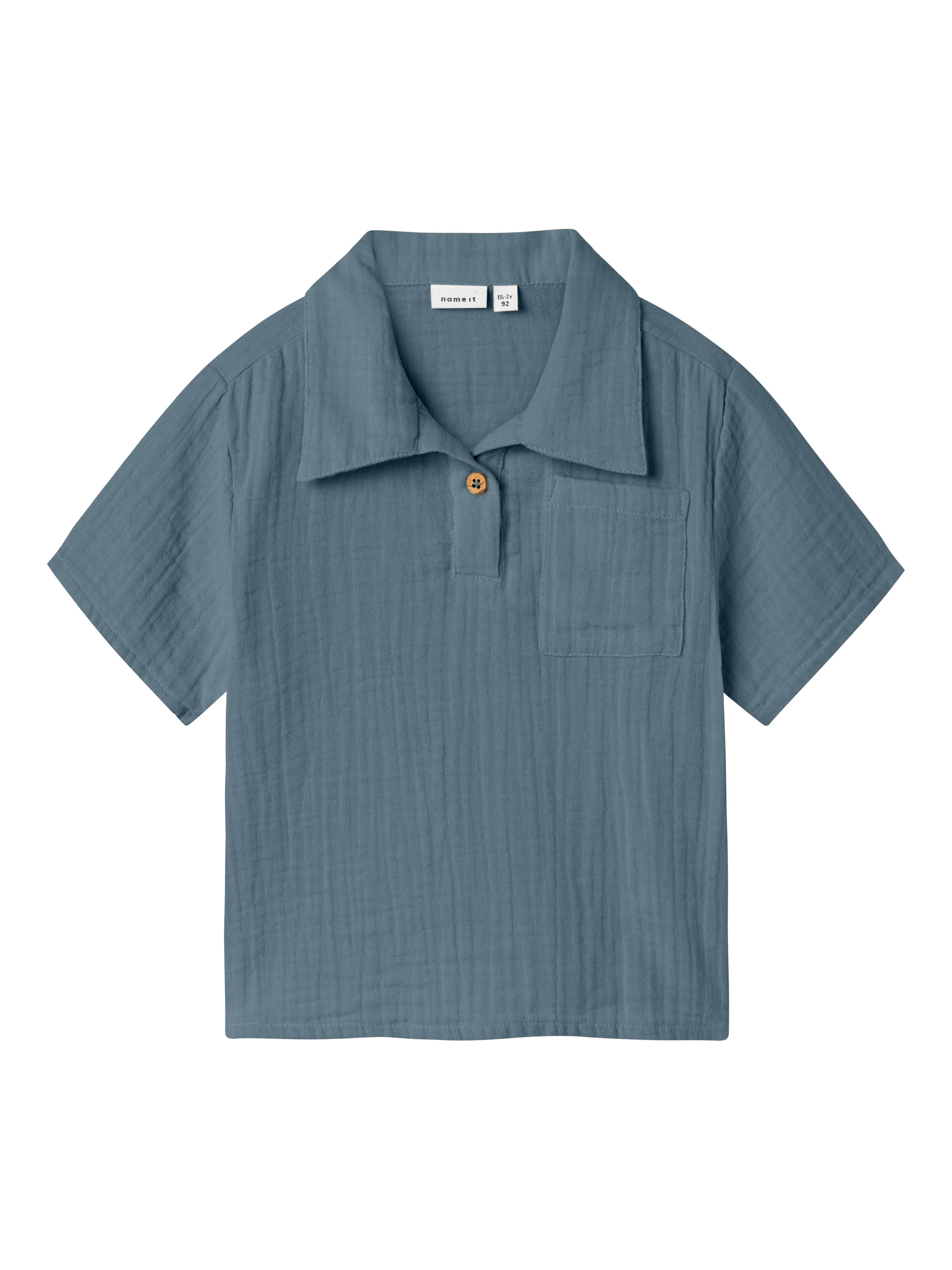 Name It polo kids azzurro con taschino 13242321 AZZURRO NAME IT 