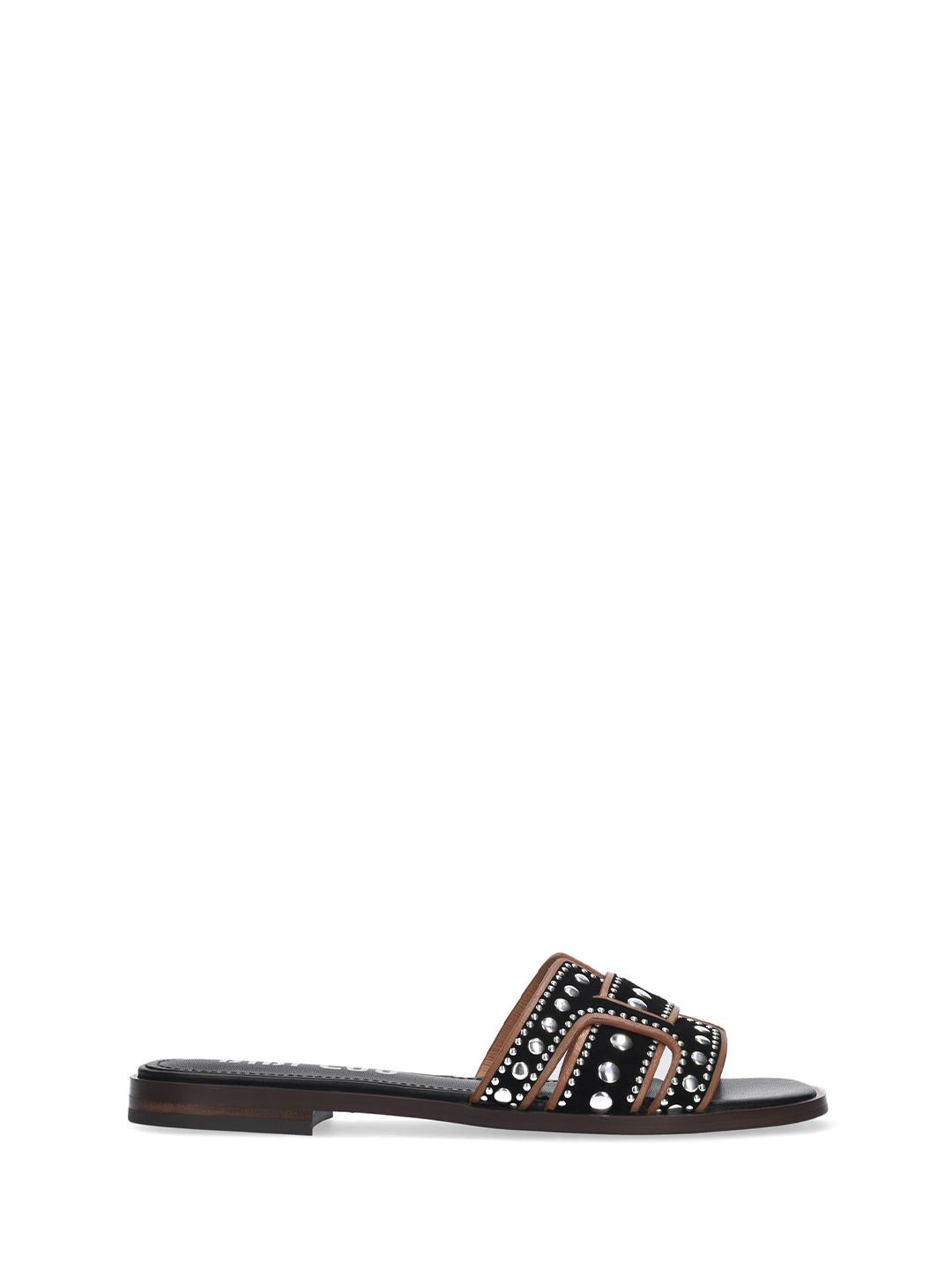 Bibi Lou Holly Flat sandali nero con borchie 752Z27VK NERO BIBI LOU 
