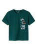 Name It t-shirt kids verde con stampa