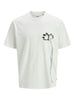 Jack & Jones t-shirt bianco con fiori