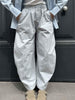 Eleh pantalone celeste in cotone