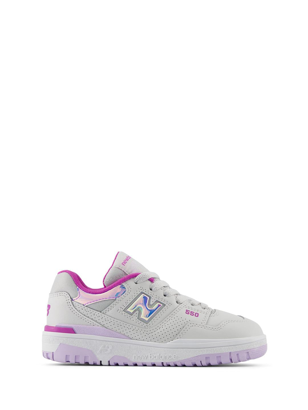 New Balance 550 sneakers kids bianco e fucsia PSB550HG BIANCO NEW BALANCE 
