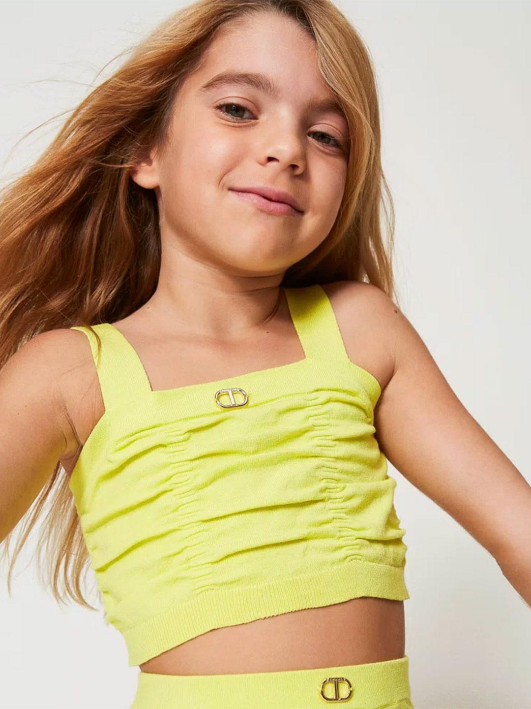 Twinset top kids giallo 3421 GIALLO TWINSET 