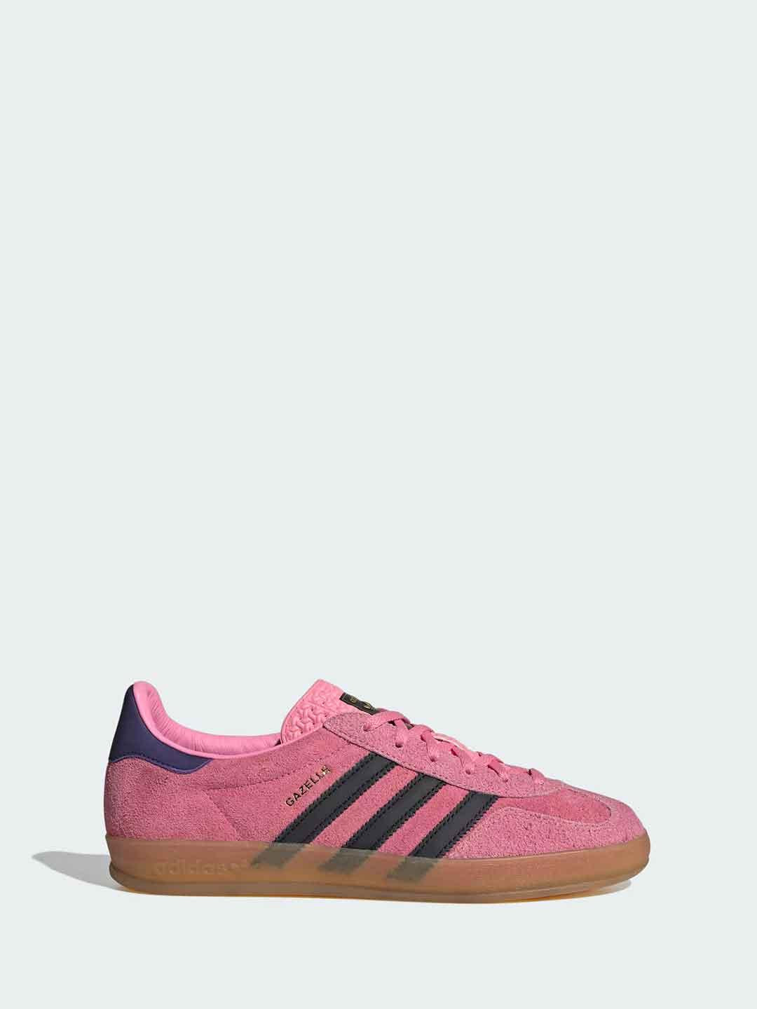 Adidas Gazelle Indoor sneakers rosa e blu IE7002 ROSA ADIDAS 