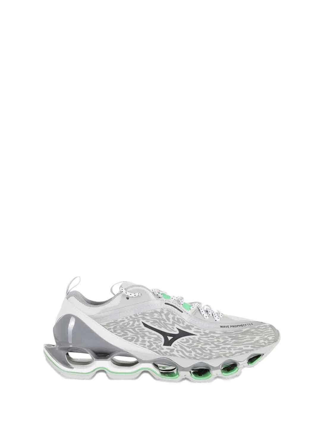Mizuno Wave Prophecy 13.2 snakers grigio e verde D1GA261303 GRIGIO MIZUNO 