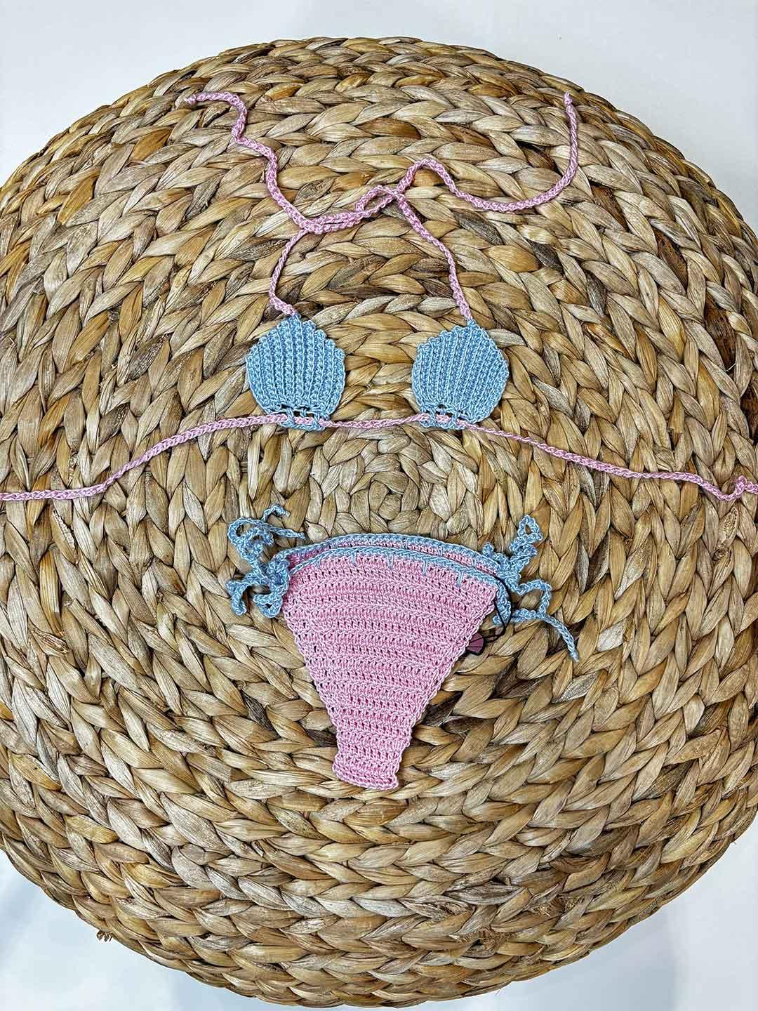 Island Coco costume kids rosa a conchiglia ICJ922 ROSA ISLAND COCO 