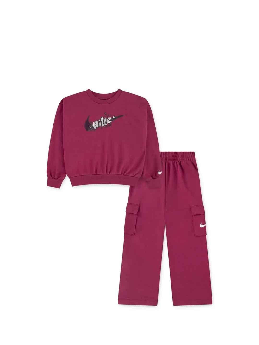 Nike coordinato kids rosa 36N377-ADZ ROSA NIKE 