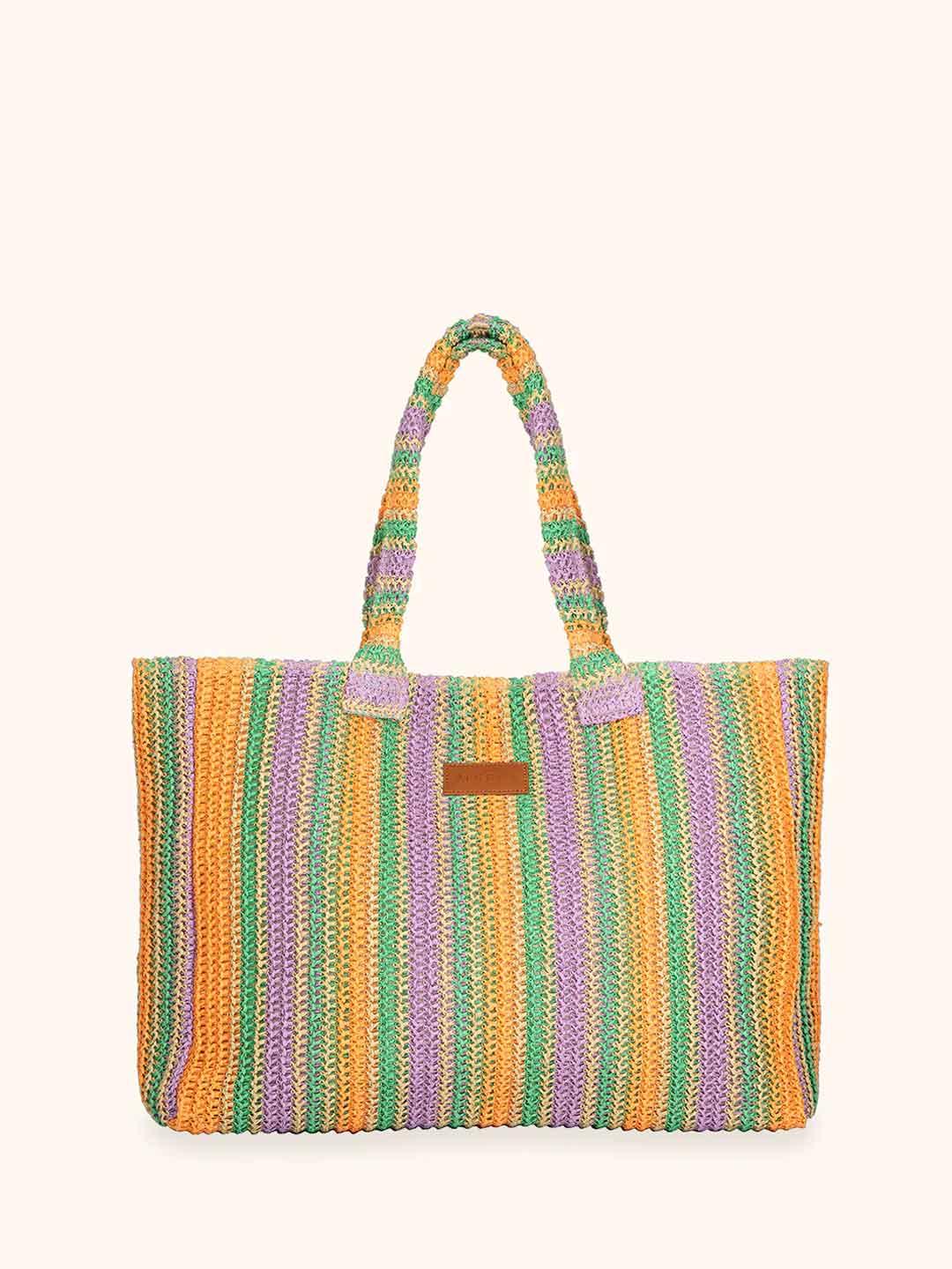 Me Fui borsa multicolor maxi bag MA26-SW0085OR MULTICOLOR ME FUI 
