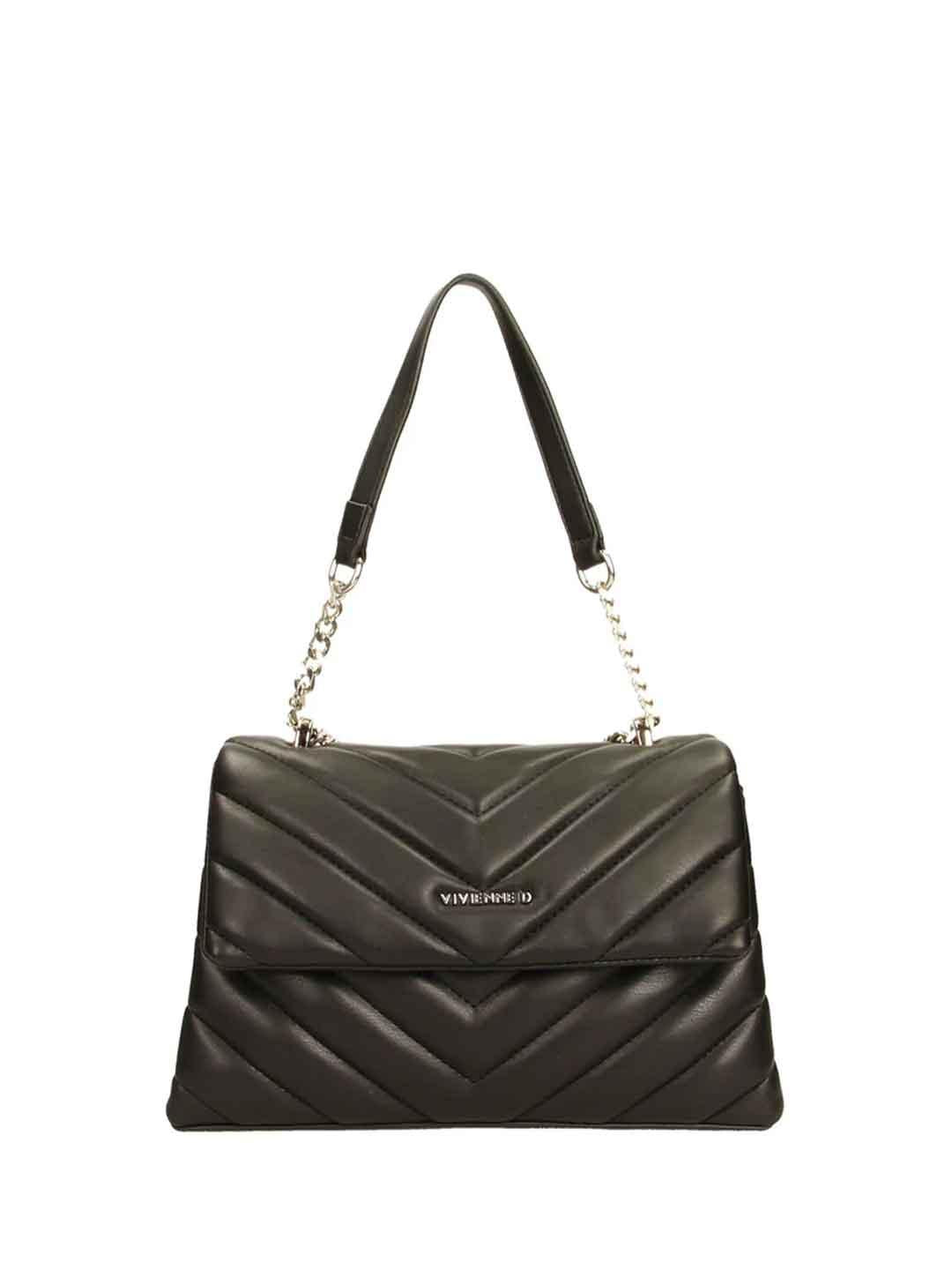 Vivienne D Mini Bag Soft borsa nero trapuntata VS0227 NERO VIVIENNE D 