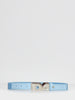 Daniele Alessandrini kids light blue leather belt