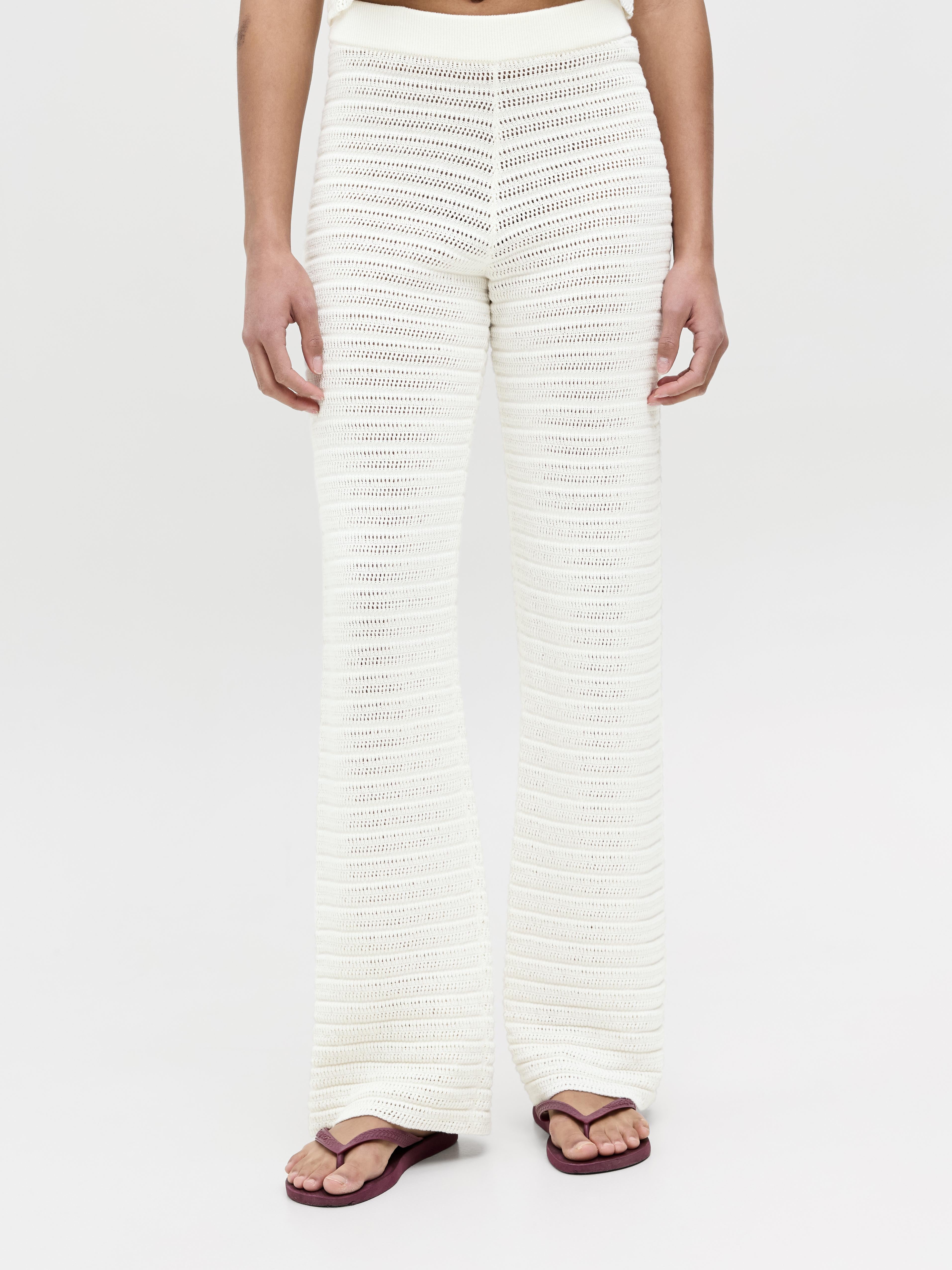 JJXX Zusanna pantaloni panna in crochet 12271452 PANNA JJXX 