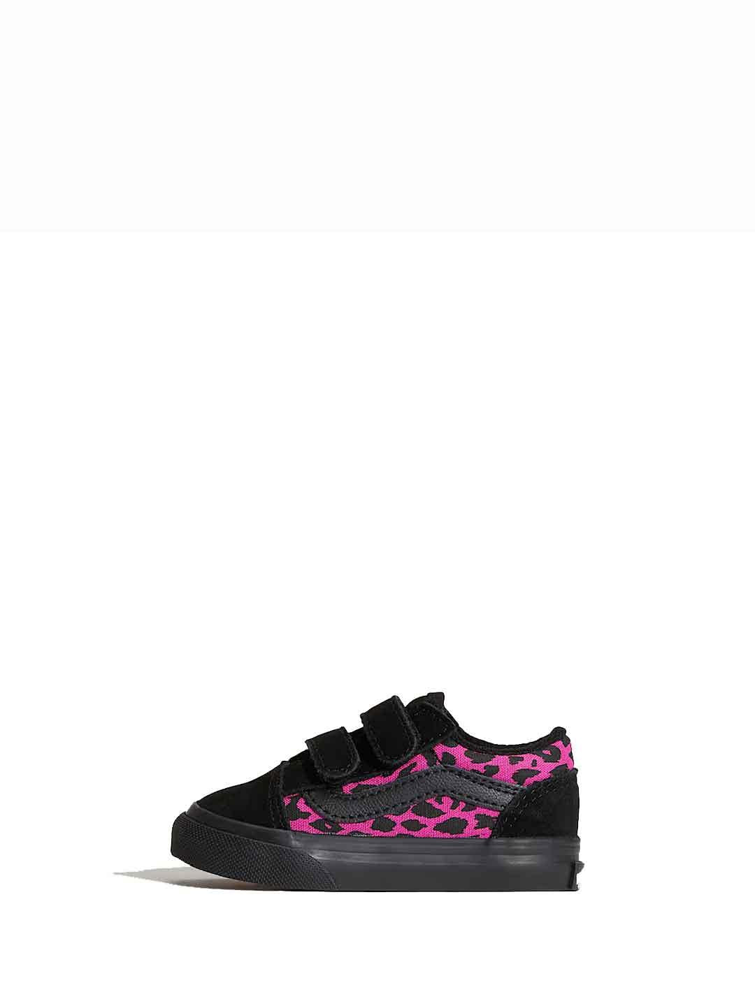 Vans Old Skool sneakers kids nero e fucsia VN000CTGPIB1 NERO VANS 