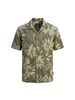 Jack & Jones camicia verde con stampa floreale
