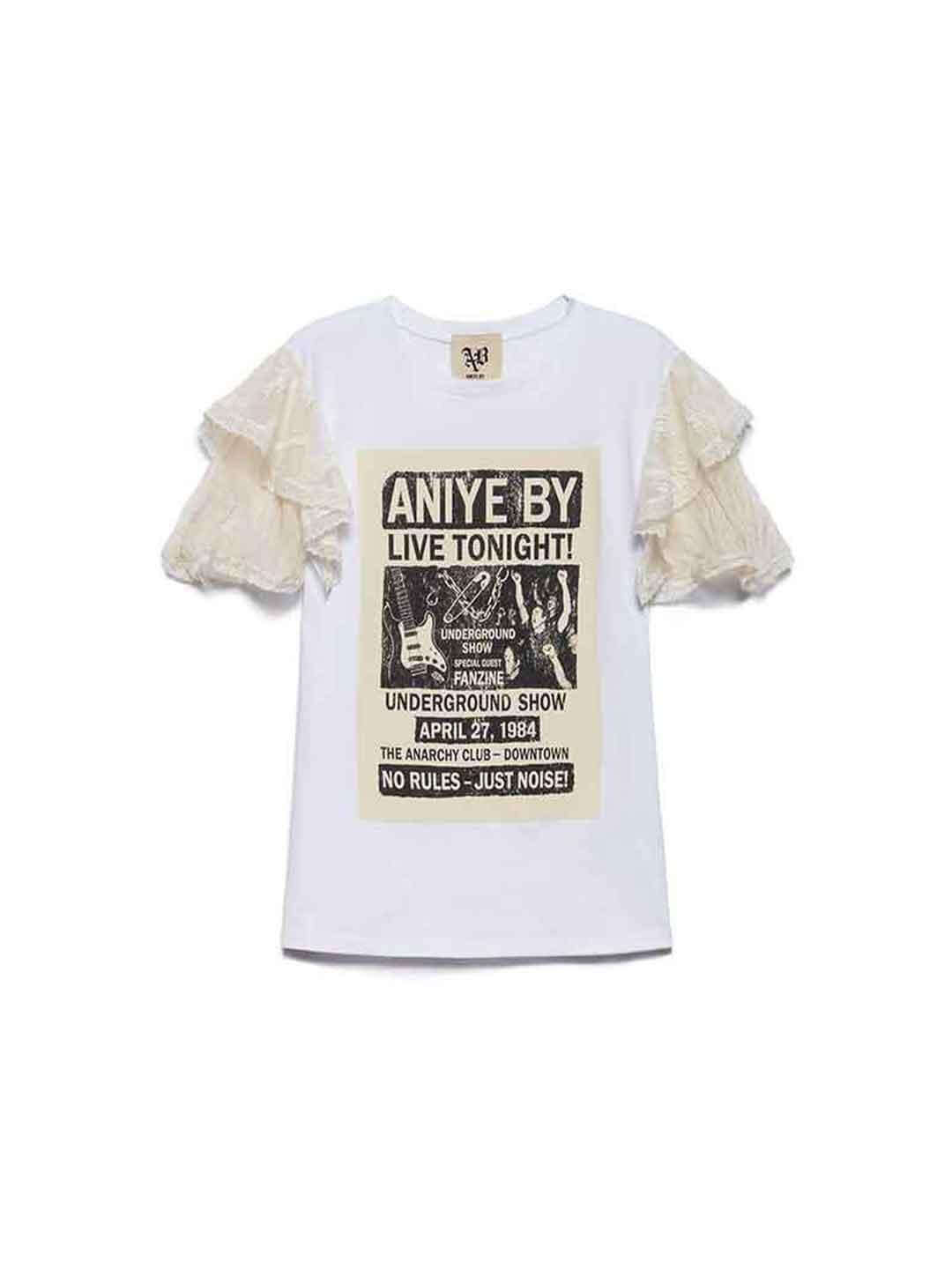 Aniye By Malibù t-shirt bianco 185289 BIANCO ANIYE BY 