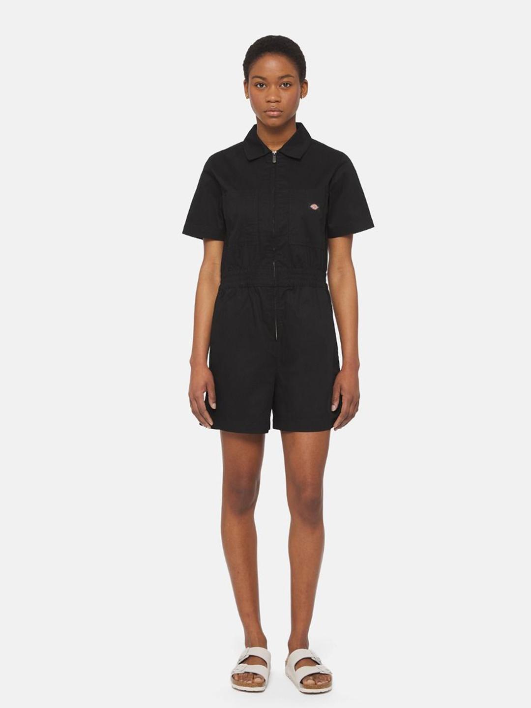 Dickies tuta Corta Vale nero con zip e taschini DK0A4Y6CBLK1 NERO DICKIES 