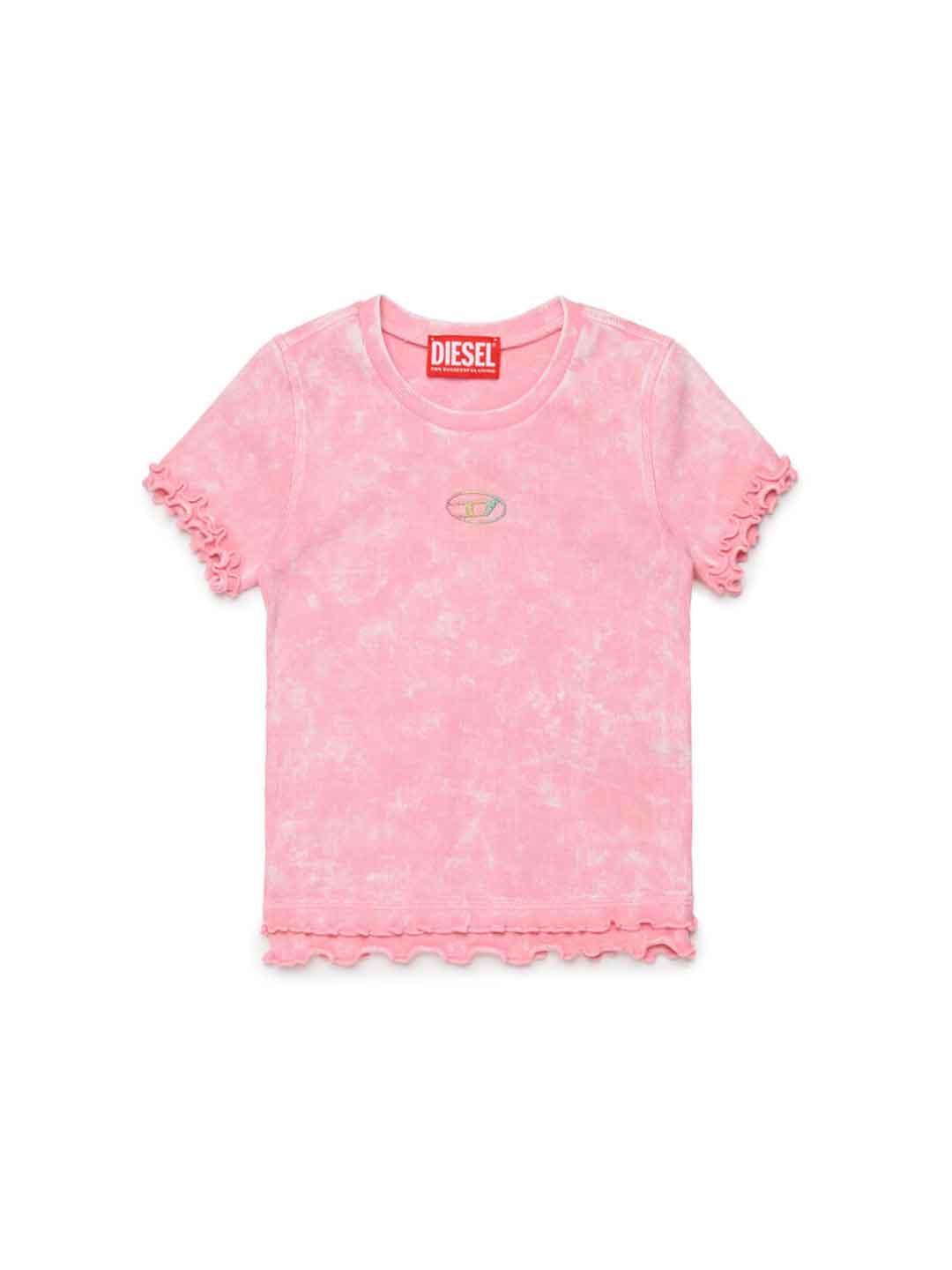 Diesel Tailia t-shirt rosa J02579 KYA0E ROSA DIESEL 