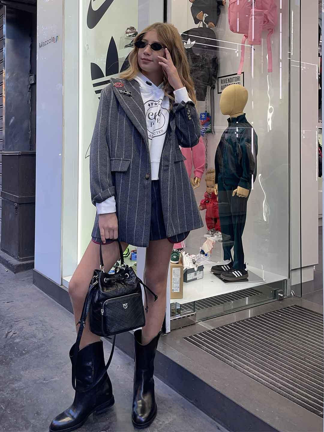 Pype giacca kids grigio gessato GATZBY GRIGIO PYPE 