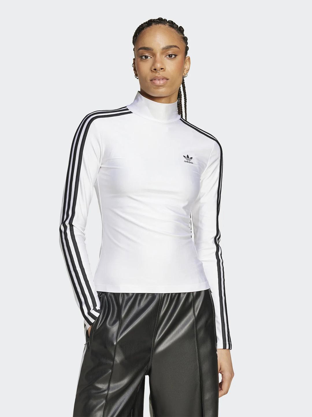 Adidas Adicolor maglia bianco dolcevita JG1535 BIANCO ADIDAS 