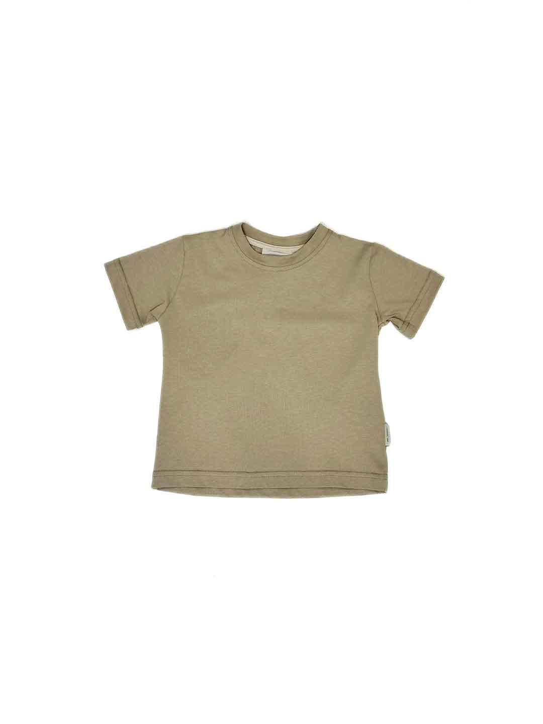 Yes London t-shirt kids beige con taschino sul retro JR2132 BEIGE YES LONDON 