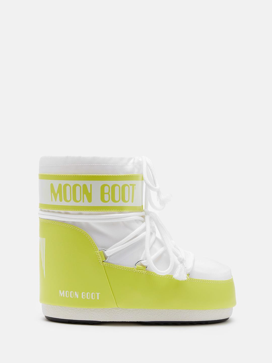 Moon Boot Icon Low stivali giallo basso in Nylon 1409340 GIALLO MOON BOOT 