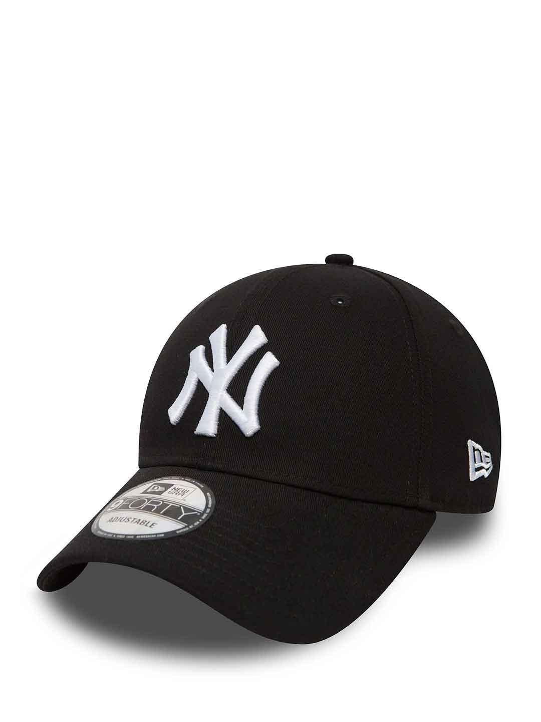 New Era 9Forty cappello nero con logo bianco 10531941 NERO NEW ERA 