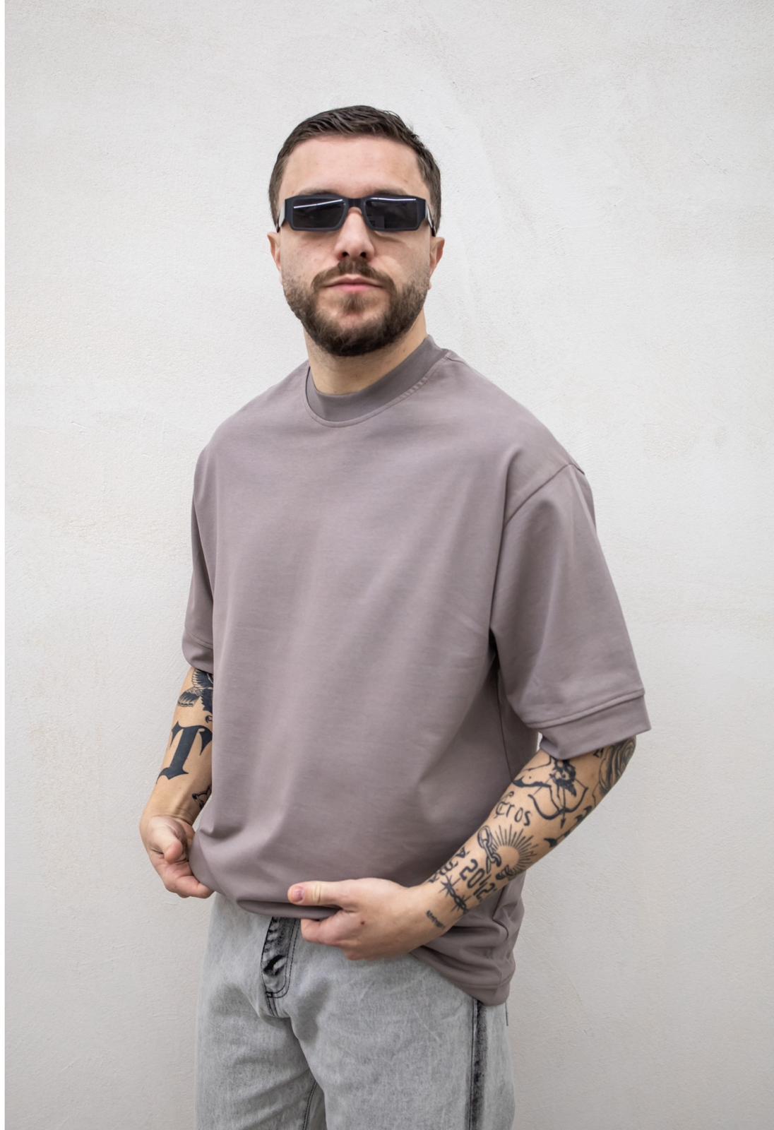 Tokyo Compact t-shirt fango con polsino TKN008 FANGO TOKYO 