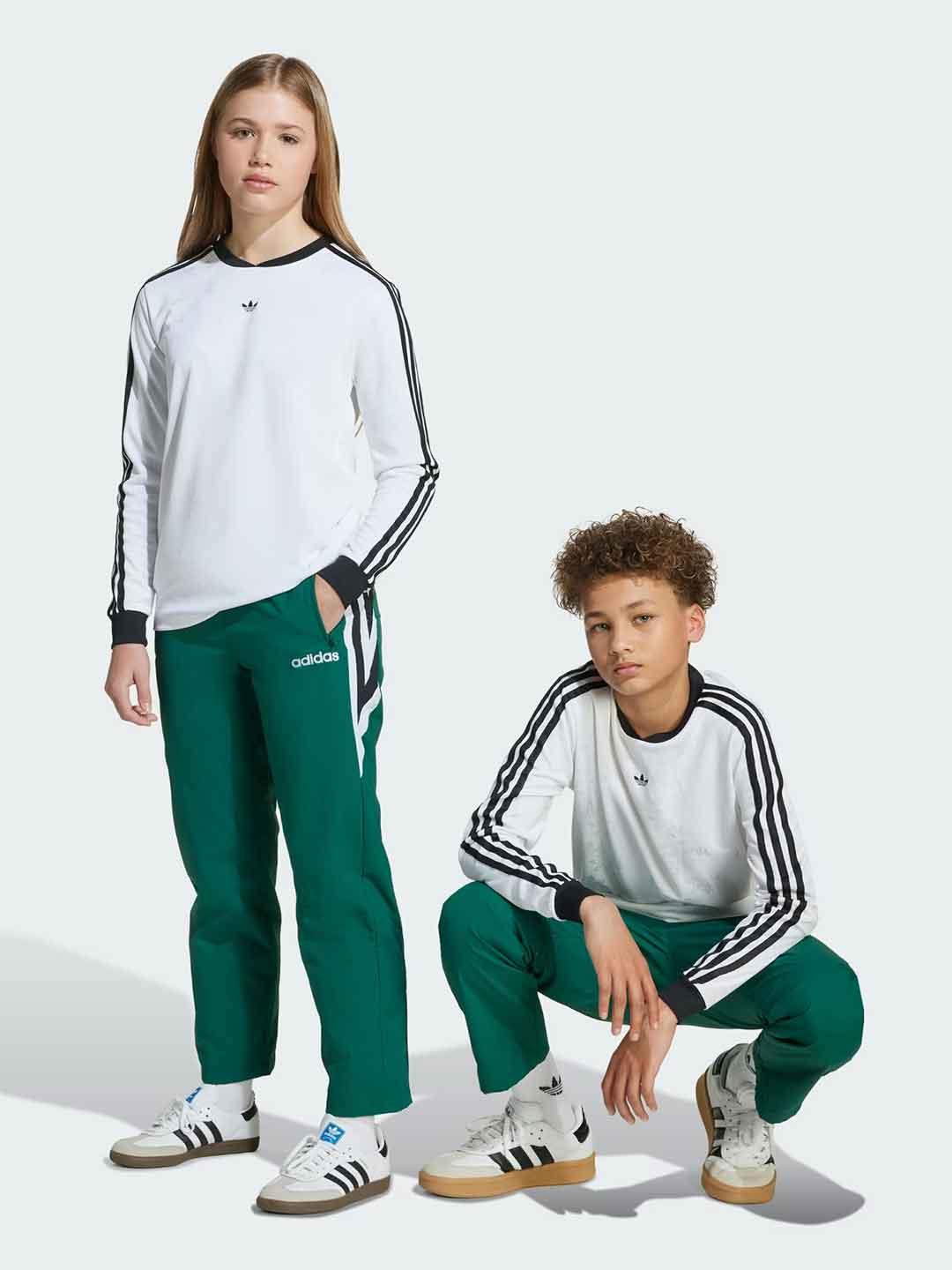 Adidas pantalone kids verde JW9120 VERDE ADIDAS 