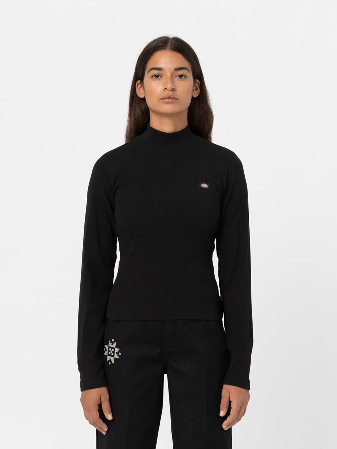 Dickies maglia Marysville nero a coste DK0A4YHCBLK1 NERO DICKIES 