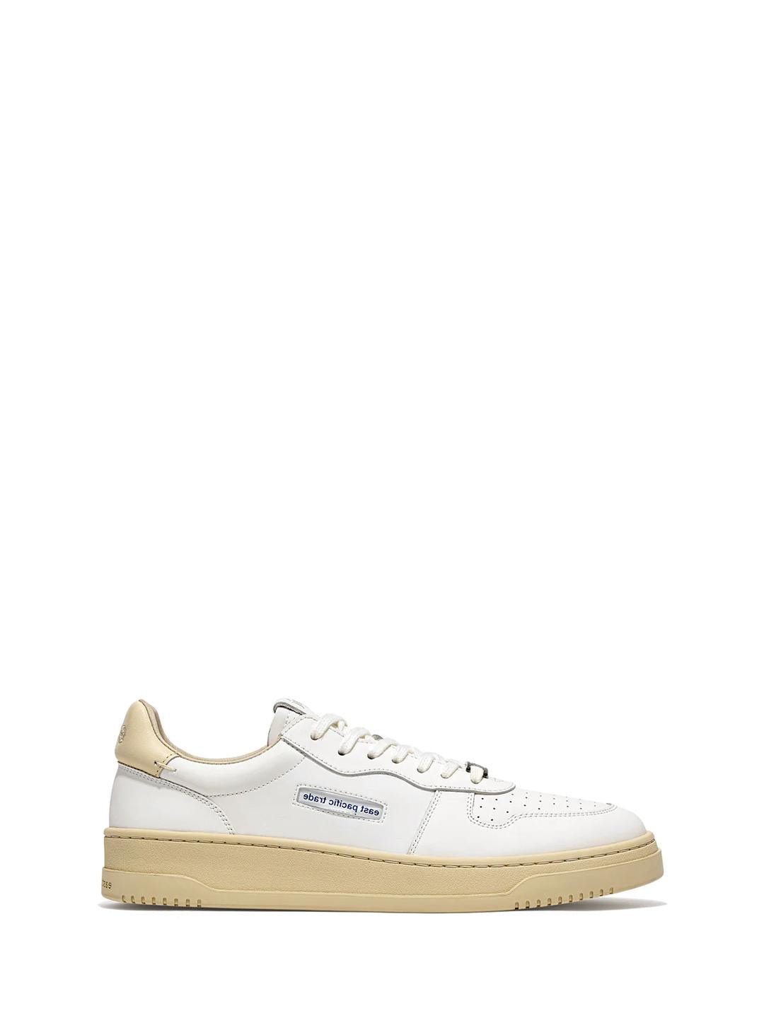 Ept Court Off White sneakers bianco con tab beige EP1SN1CT08001255 BIANCO EPT 