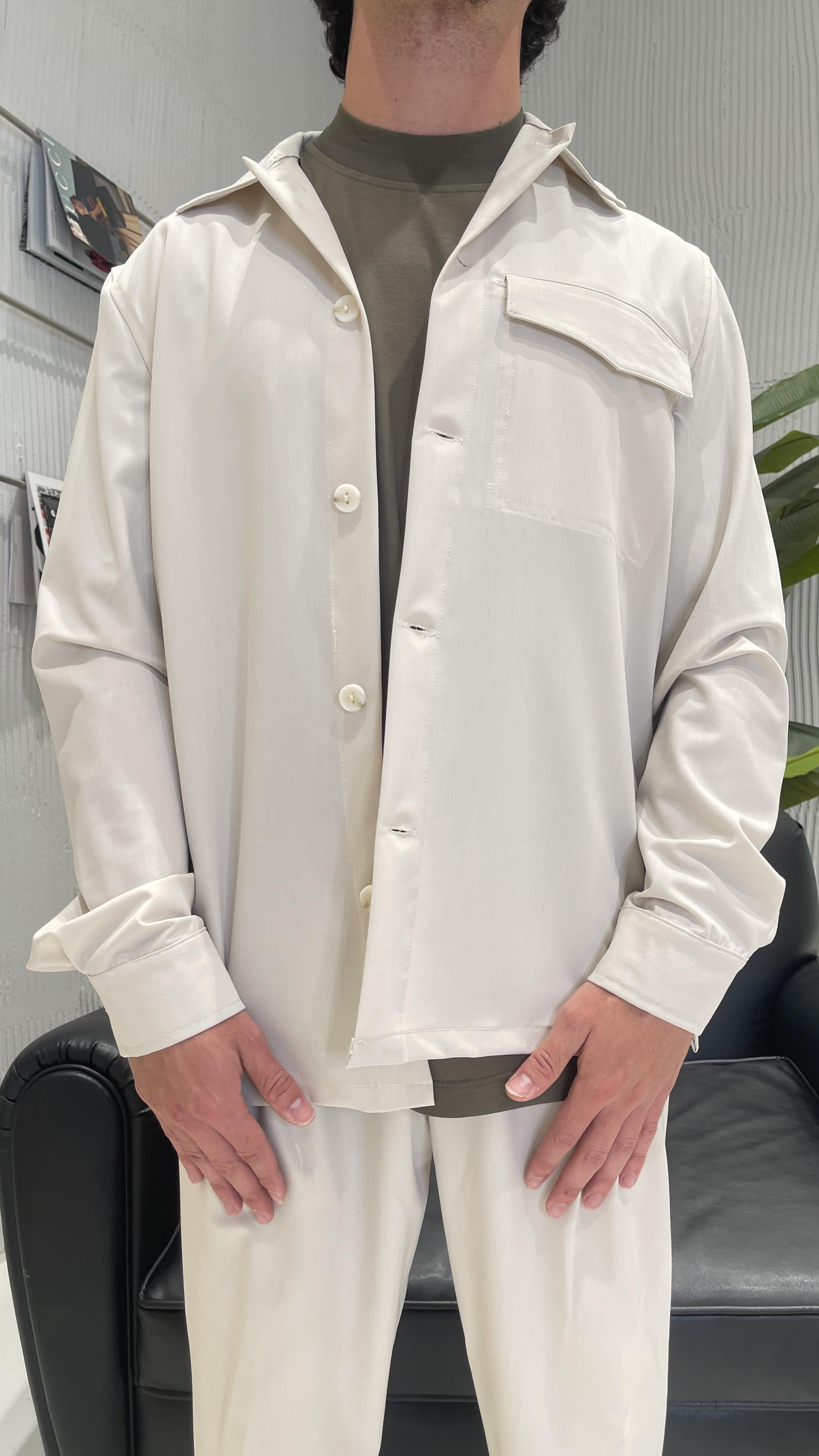 Pret A Porter camicia panna 70008 PANNA PRET A PORTER 