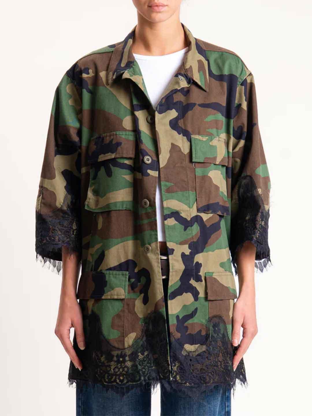 Tensione In giacca verde militare 37606 VERDE MILITARE TENSIONE IN 