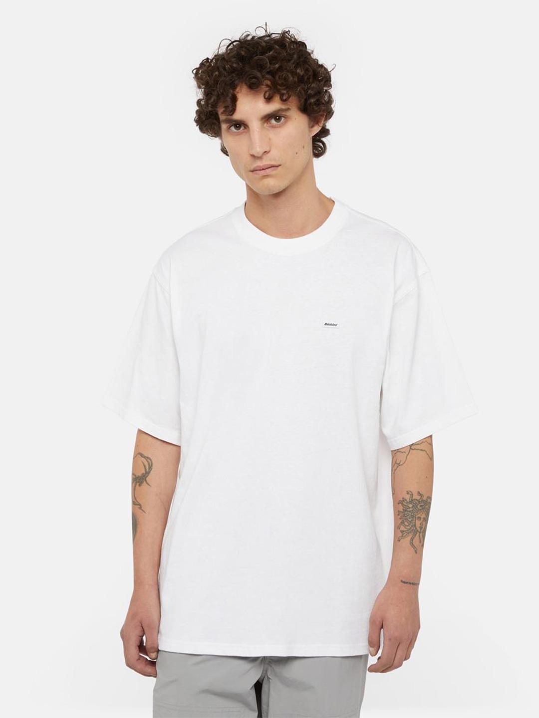 Dickies Clancy t-shirt bianco con logo DK0A4Z4L0WH1 BIANCO DICKIES 