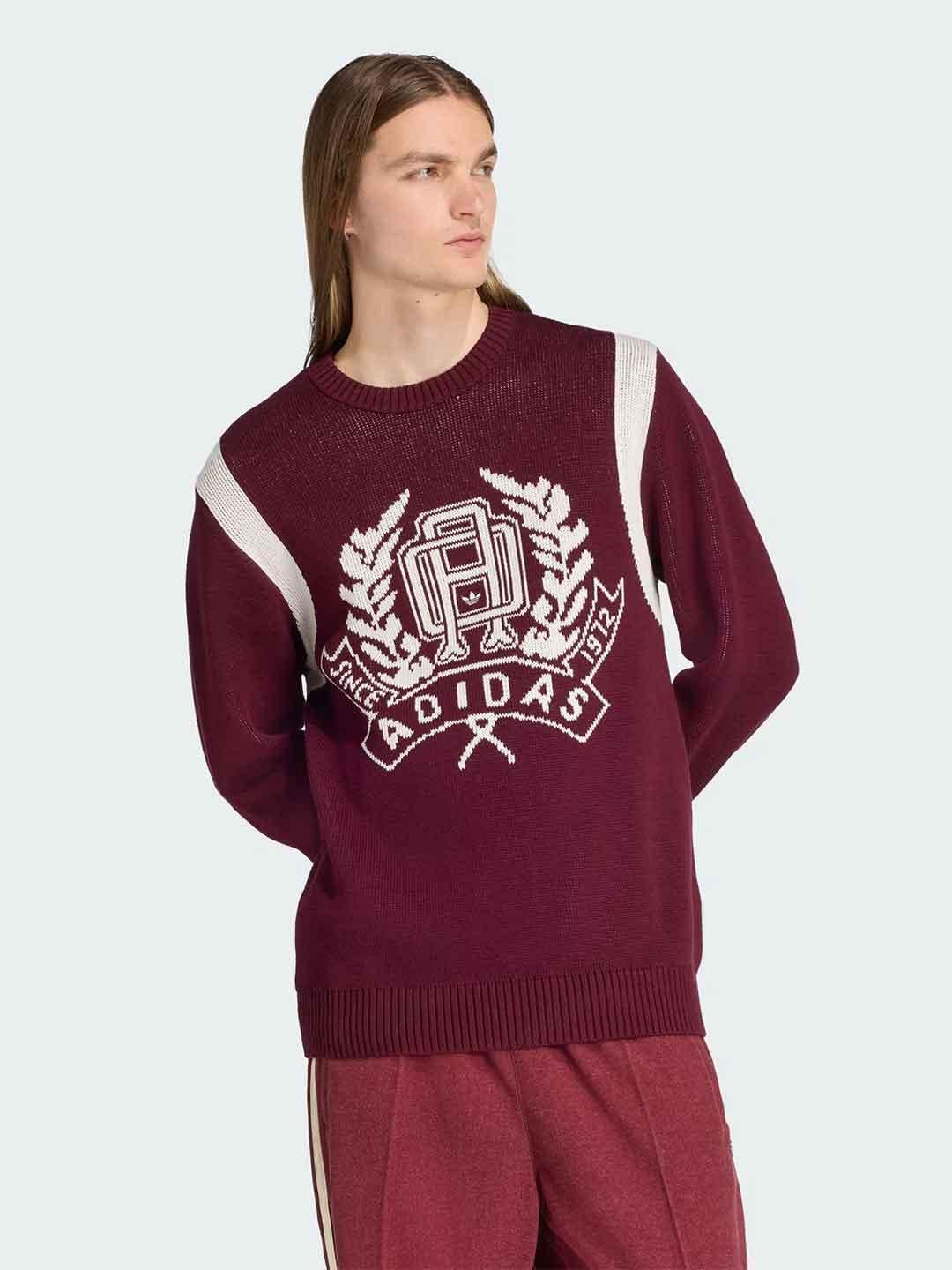 Adidas maglione bordeaux JX8215 BORDEAUX ADIDAS 