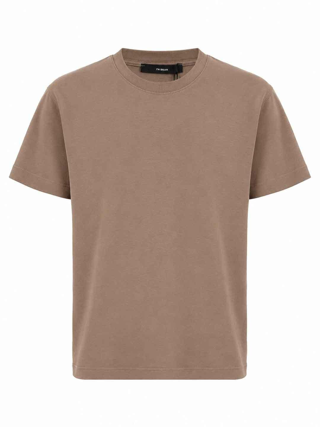 Im Brian t-shirt kids marrone basic 2-16 anni TS3742J MARRONE I'M BRIAN 