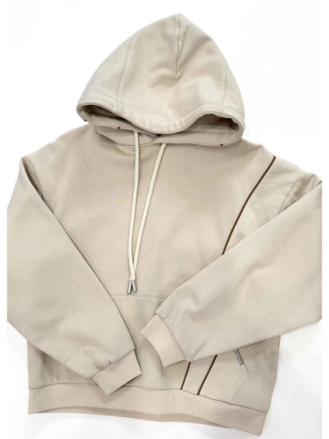 Yes London felpa kids beige con cappuccio 5100-F BEIGE YES LONDON 