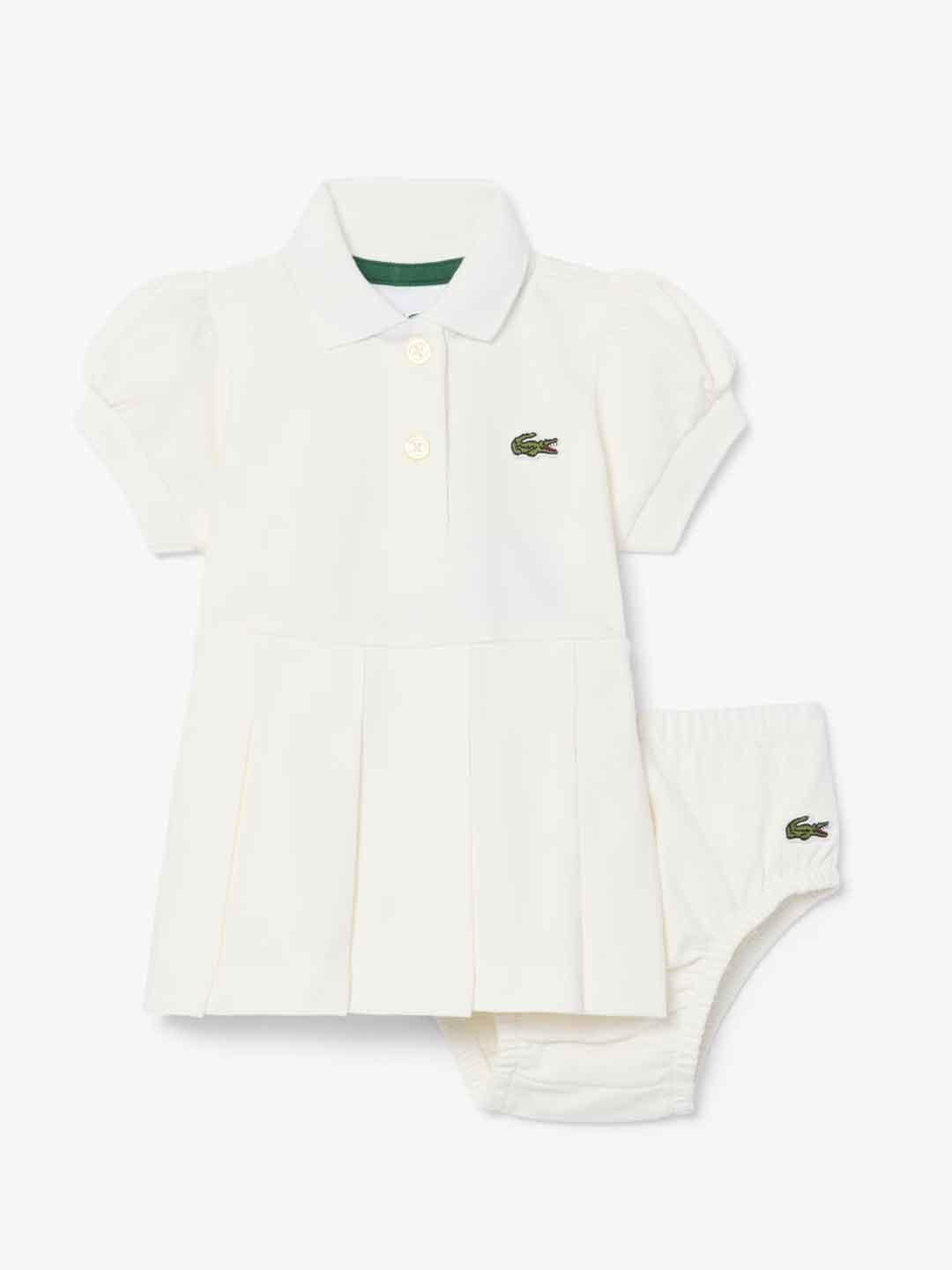Lacoste coordinato kids bianco 3-9 mesi 047394 70V BIANCO LACOSTE 