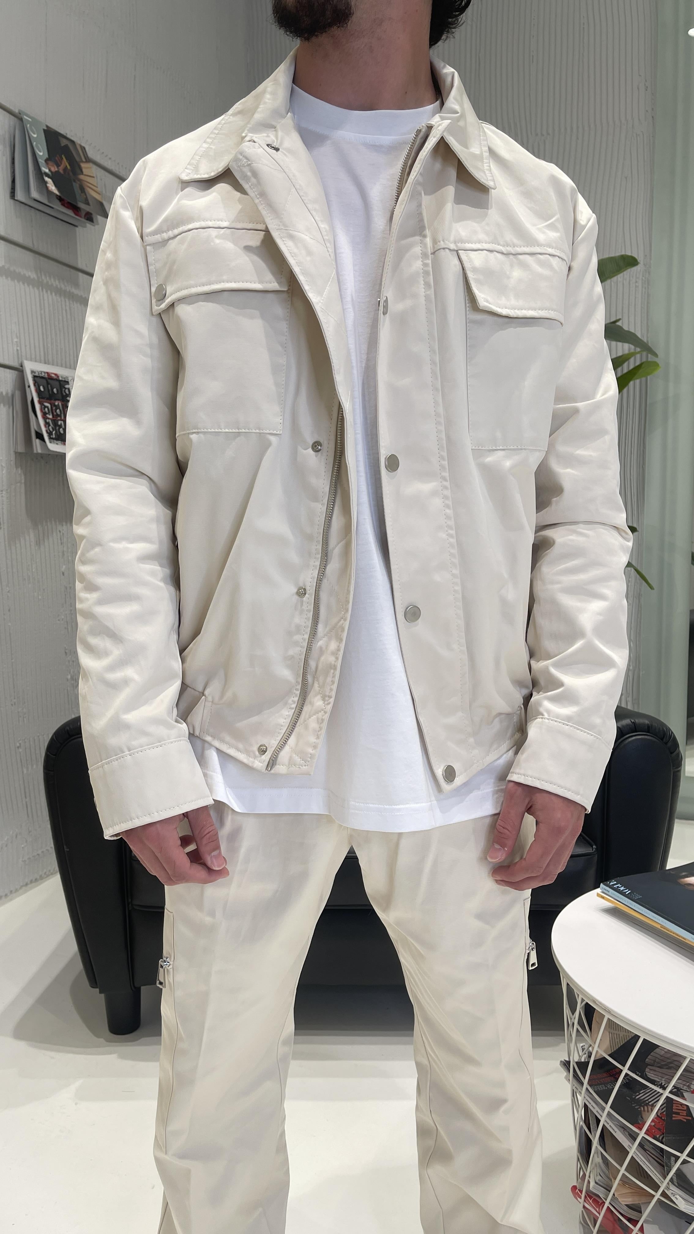 Pret A Porter giubbino panna con tasconi 80012 PANNA PRET A PORTER