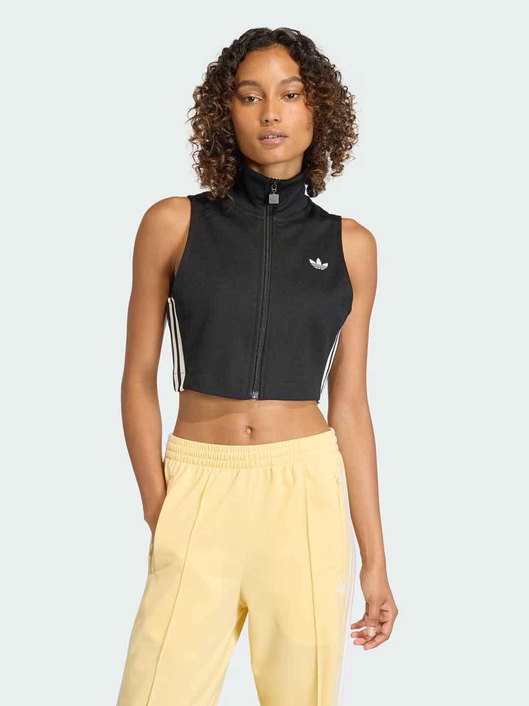 Adidas t-shirt nero con zip KD7972 NERO ADIDAS 