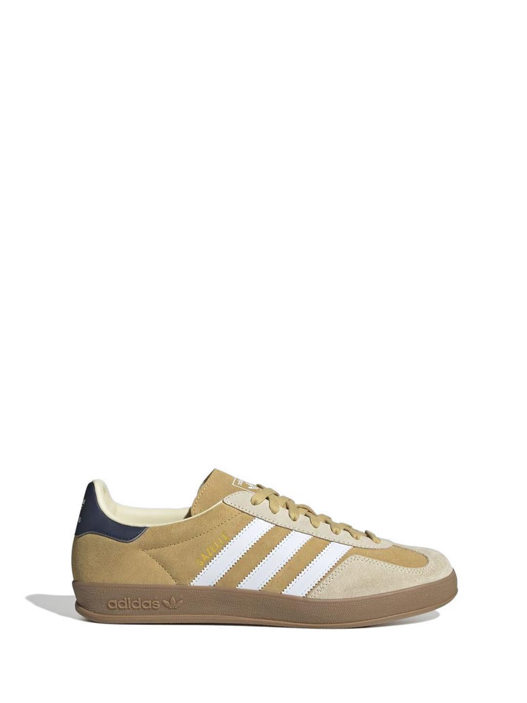 Adidas Gazelle Indoor sneakers senape e blu JI3523 SENAPE ADIDAS 