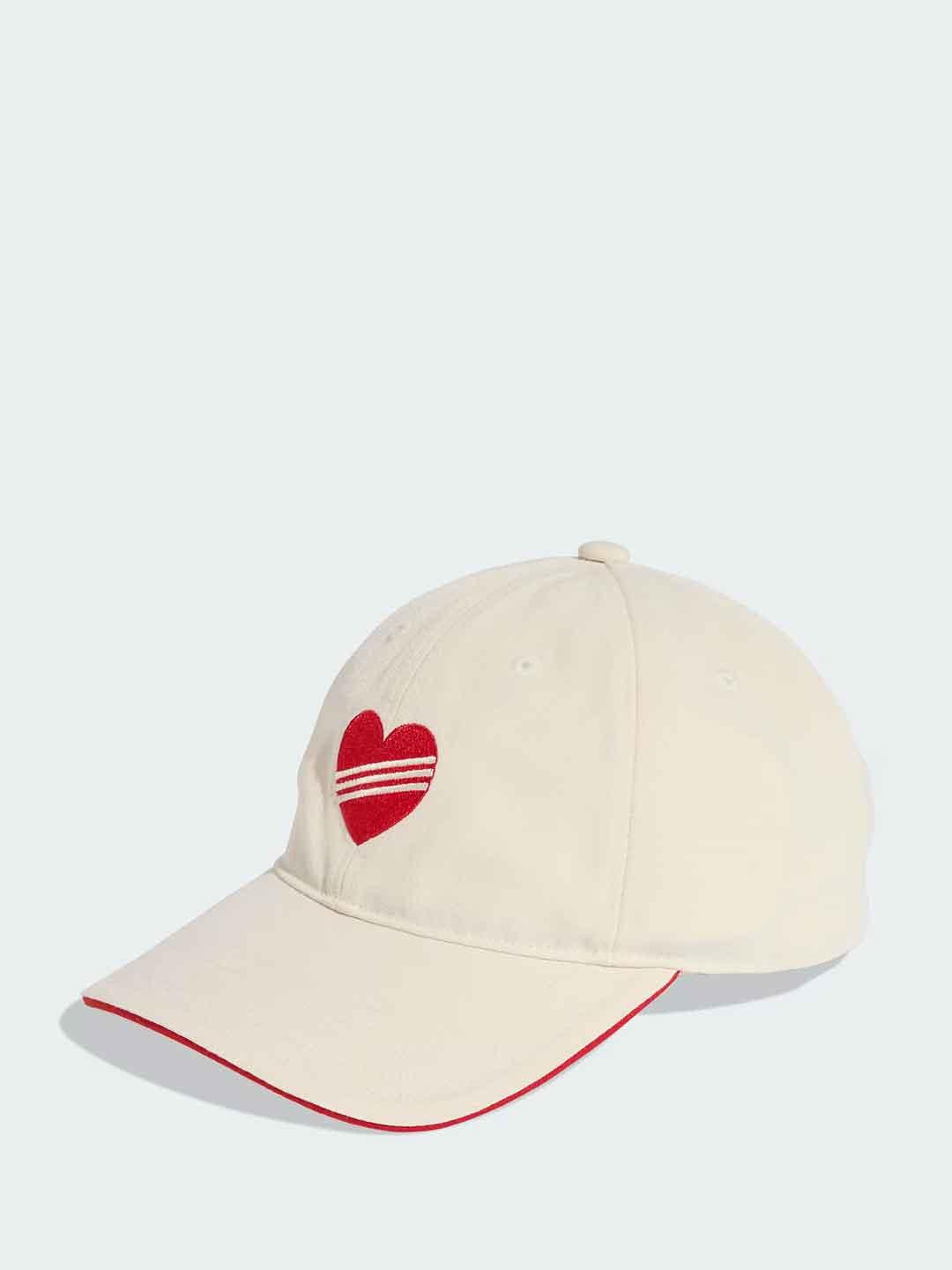 Adidas cappello panna da baseball con cuore KR3428 PANNA ADIDAS 