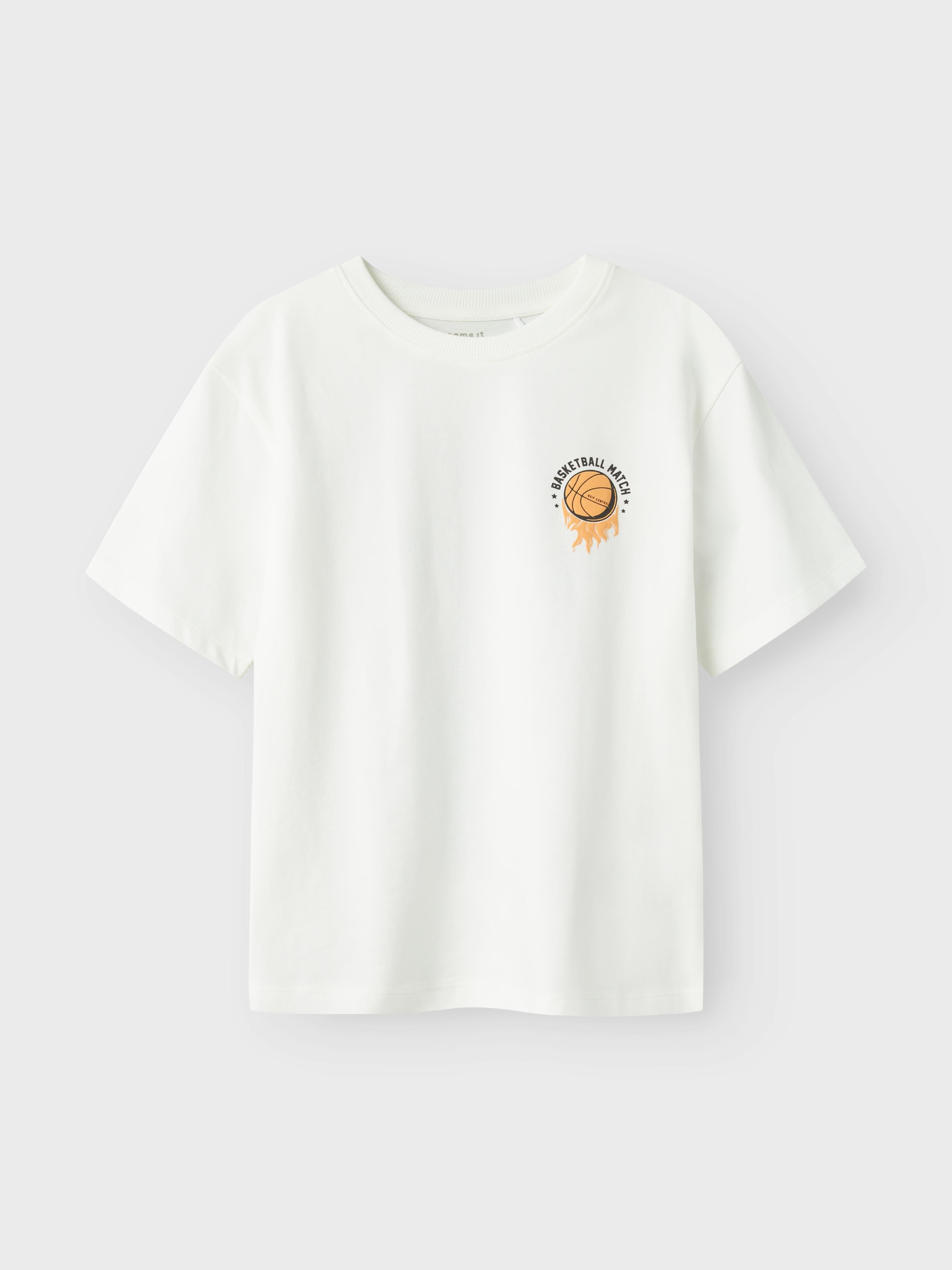 Name It t-shirt kids bianco Basketball Match 13238845 BIANCO NAME IT 