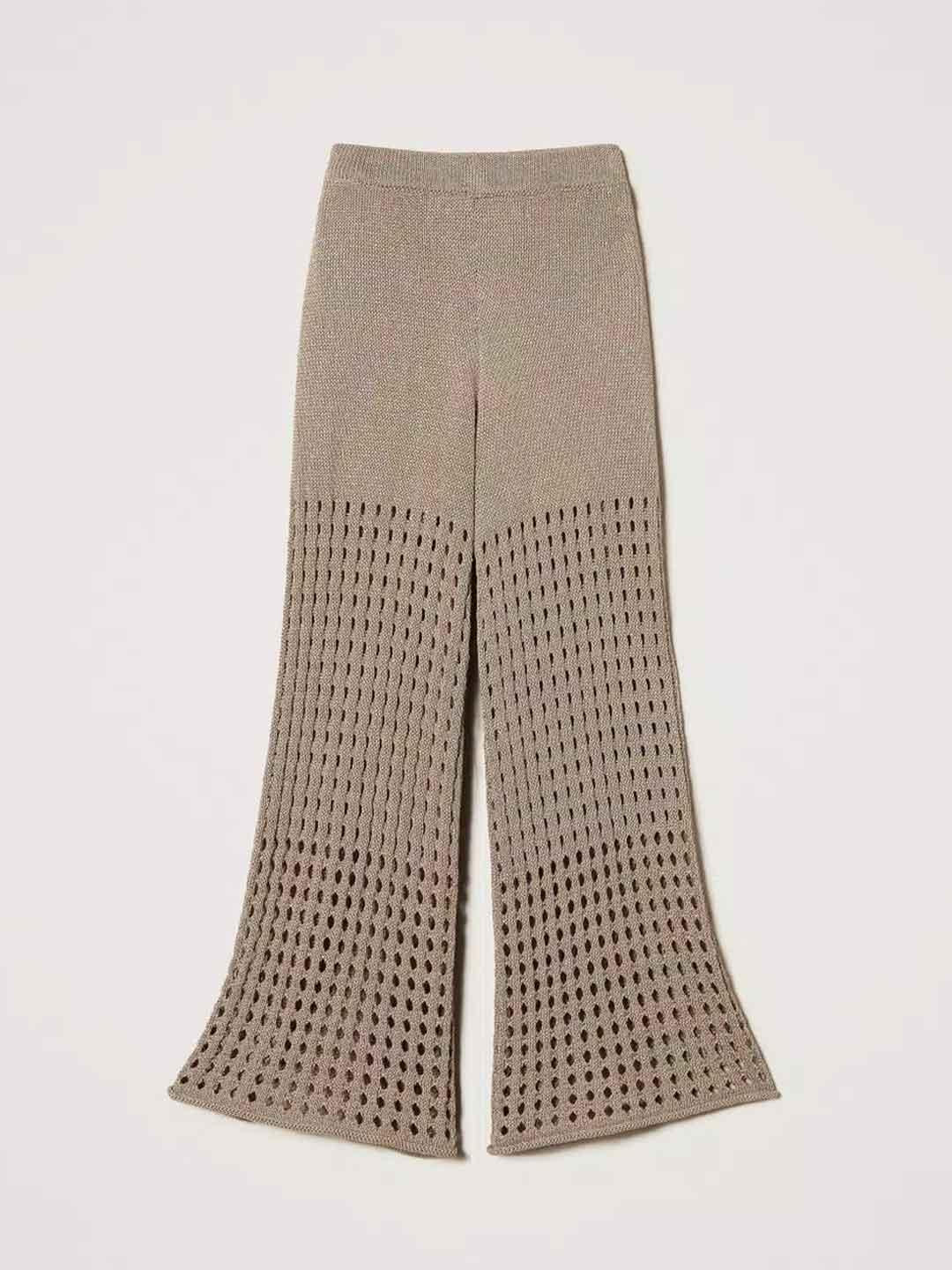 Twinset pantaloni kids beige canapa 3432 BEIGE TWINSET 