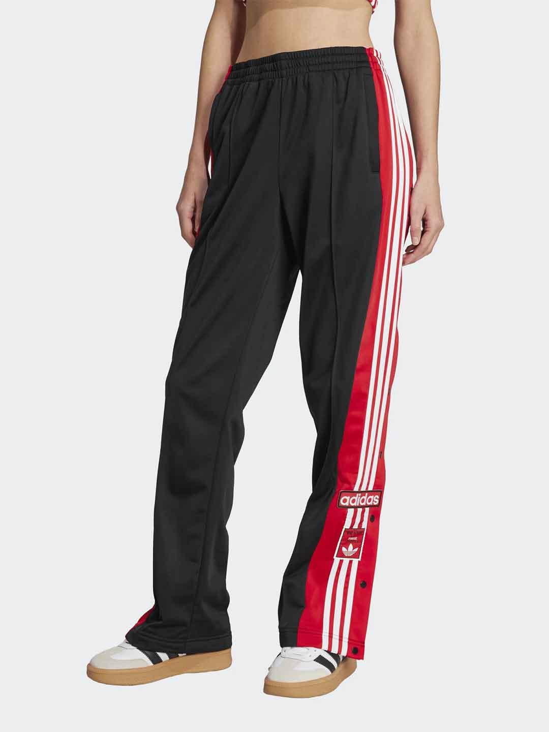 Adidas Adibreak pantaloni nero e rosso JV8554 NERO ADIDAS 