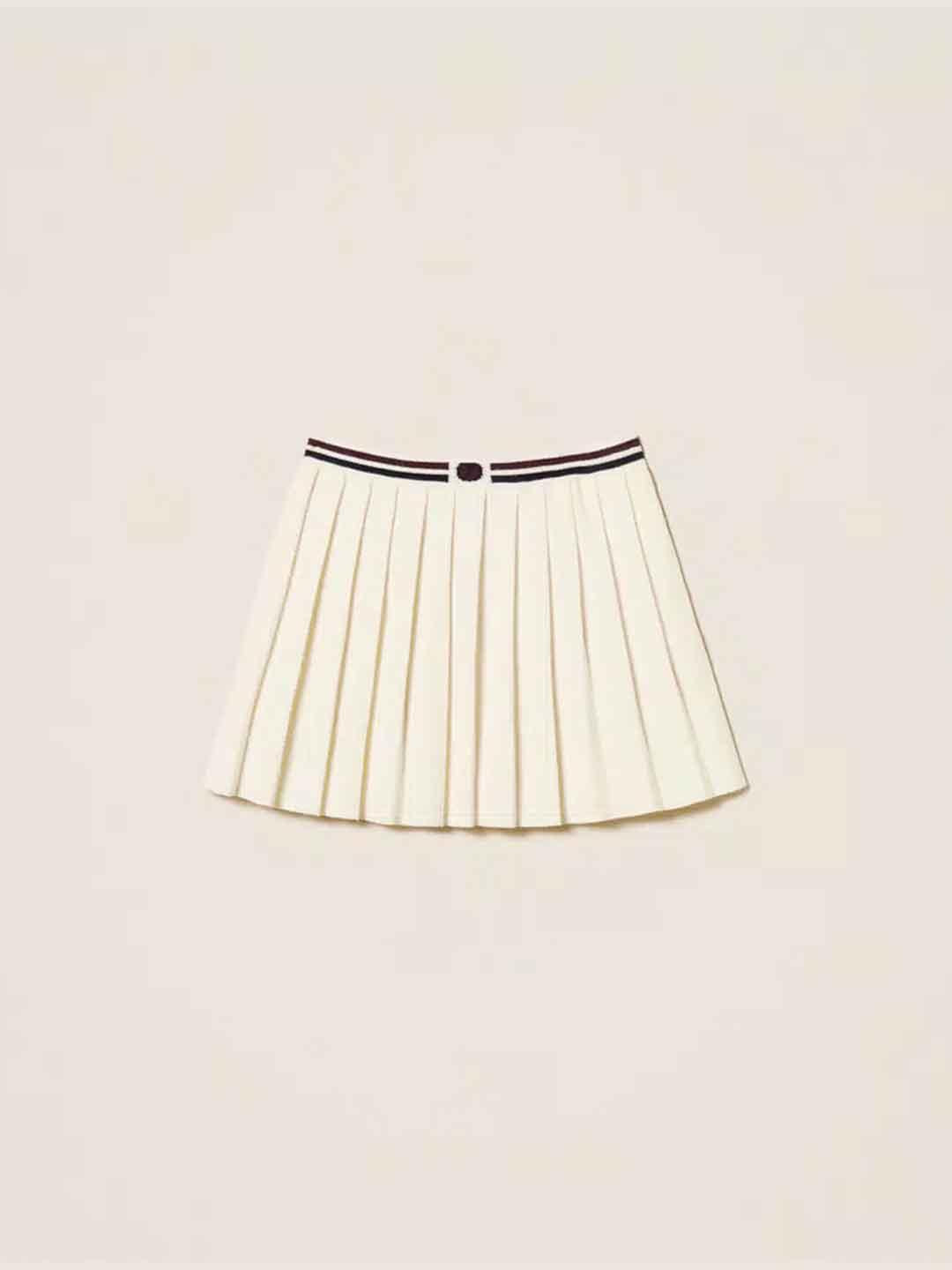 Twinset gonna kids panna plissettata 252GJ3034 PANNA TWINSET 