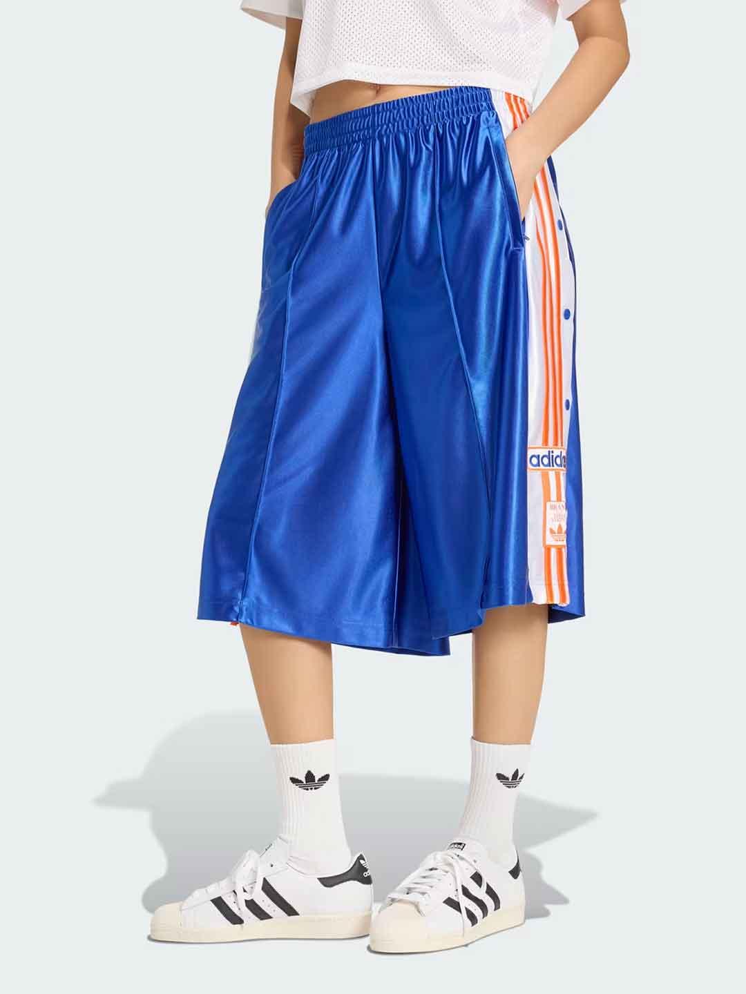 Adidas Adibreak bermuda blu con bande arancio KT2498 BLU ADIDAS 